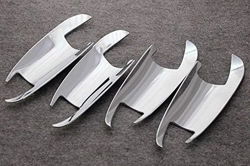 Vista 2 de Manija de puerta cromada Insertos Copa ajuste para Mercedes-Benz C W204 GLK X204 ML GLE GL GLS Clase W166 X166 2013 2014 2015 2016 2017 2018