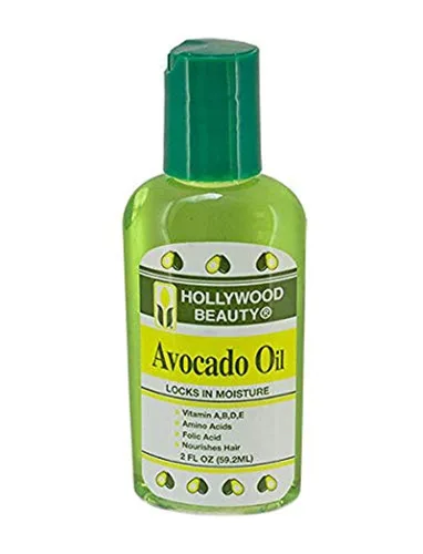 Vista 5 de Hollywood Beauty Aceite para el cabello con mantequilla de coco, 2 onzas