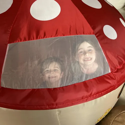 Vista 8 de El Original Patentado AirFort - Construye Un Fuerte en 30 Segundos, Fuerte Inflable para Niños, Tienda de Juego para 3-14 Años, Un Playhouse Donde