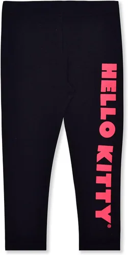 Vista 3 de Hello Kitty Conjunto de 2 piezas de suéter a rayas rojas con leggings negros (6XL)
