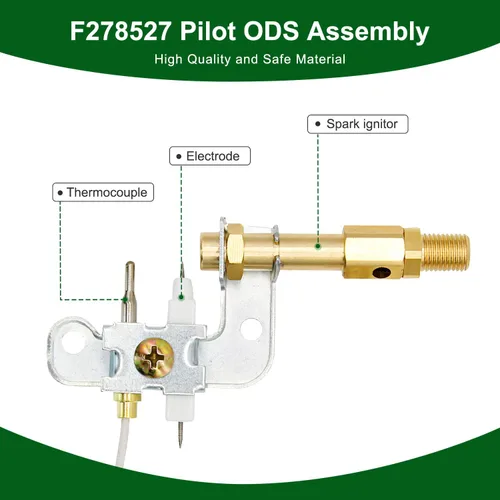 Vista 4 de 78422/F278527 Conjunto piloto ODS compitable con Mr.Heater Big Buddy Heater MH18B MH9B MH9BX o Dewalt Small Propane Heater Parts 78422, F278527