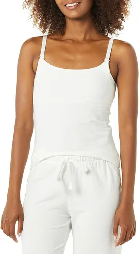 Vista 2 de Tienda Essentials Camisola de maternidad para mujer con correas ajustables y brasier integrado, paquete de 2