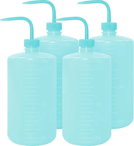 Vista 9 de Paquete de 4 botellas de lavado de tatuajes con difusor de chorro de agua (negro, 5.1 fl oz)