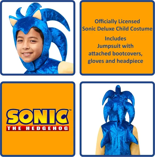 Vista 4 de Rubies Childs Sonic Deluxe Costume