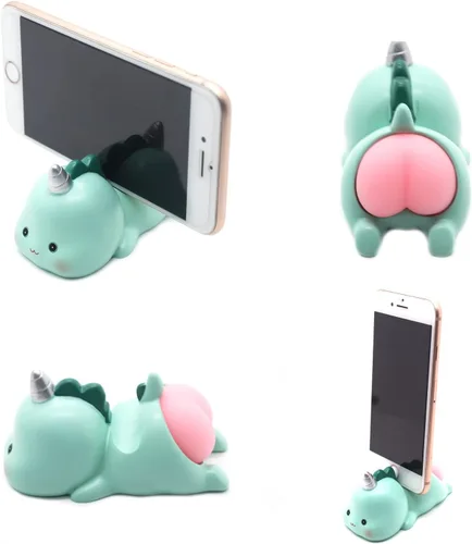 Vista 21 de Cute Animal Deer Cell Phone Stand Holder, Small Desk Phone Stand Mount for iPhone Android Samsung Galaxy Note