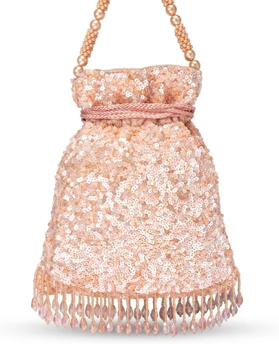 Vista 7 de Aheli Potli - Bolso de noche hecho a mano para mujer, elegante bolso de pulsera de moda nupcial para niñas