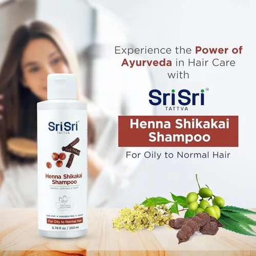 Vista 8 de SRI SRI TATTVA Shikakai - Champú de henna - Limpiador natural del cuero cabelludo ayurvédico para cabello sedoso, acondicionado, grueso y brillante