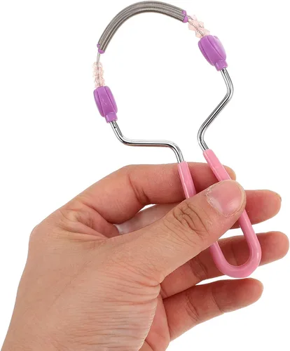 Vista 9 de Facial Hair Remover Spring Epilator Manual Hair Removal Tool for Women Portable with Dual Spring