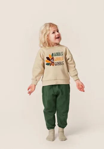 Vista 2 de LIOMENGZI Conjunto de ropa de Navidad para bebé niño y niña, camisa larga, sudadera de Papá Noel, para otoño y Navidad