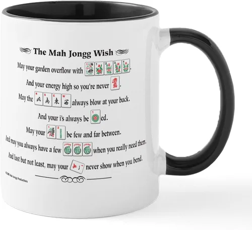 Vista 36 de CafePress Mahjong Mugs - Taza de café de cerámica de 11 oz (11.0 fl oz)