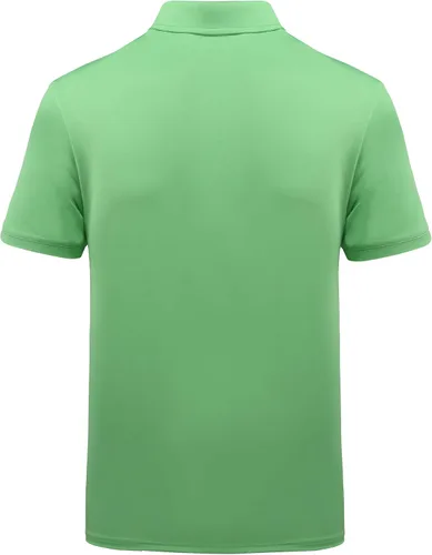 Vista 3 de ZITY Polo de golf para hombre, manga corta, casual, con cuello