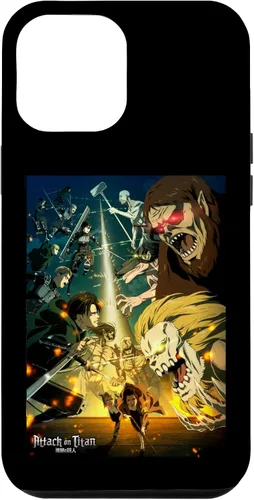 Vista 26 de Attack on Titan Funda de anime para iPhone 17 de temporada final de temporada 4