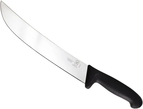 Vista 19 de Mercer Culinary BPX M13717 Cuchillo de carnicero americano, 10 pulgadas
