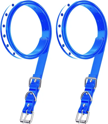 Vista 23 de Correa de collar para perros ETPET para la mayoría de receptores de collar de entrenamiento electrónico: Correa de TPU para mascotas, ajustable