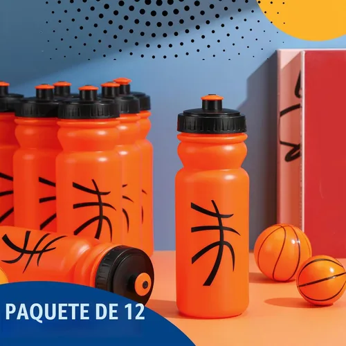 Vista 5 de Nitial - Paquete de 12 botellas de agua de sóftbol a granel de 20 onzas Naranja