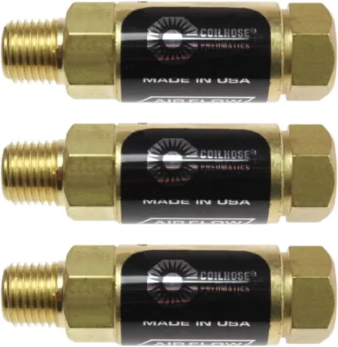 Vista 4 de Coilhose Pneumatics 4214-ADJ Regulador de presión ajustable en línea, 1/4 pulgadas