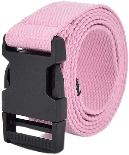 Vista 16 de AIBEARTY Cinturón de lona con hebilla ajustable, cintura larga para mujeres, hombres, adolescentes