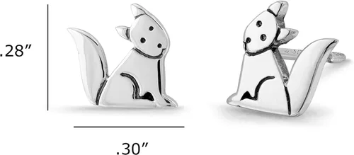 Vista 4 de Pendientes de plata de ley Boma Jewelry