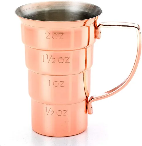 Vista 3 de Barfly M37108CP Jigger, 2 onzas, cobre con mango