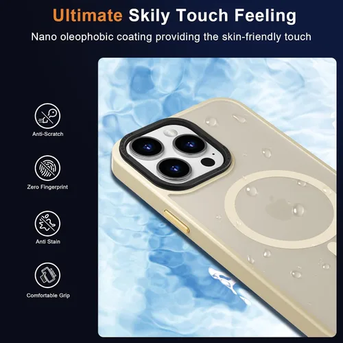 Vista 525 de MOCCA - Funda magnética resistente para iPhone XR de 6.1 pulgadas, compatible con MagSafe, funda con protección contra caídas de grado militar