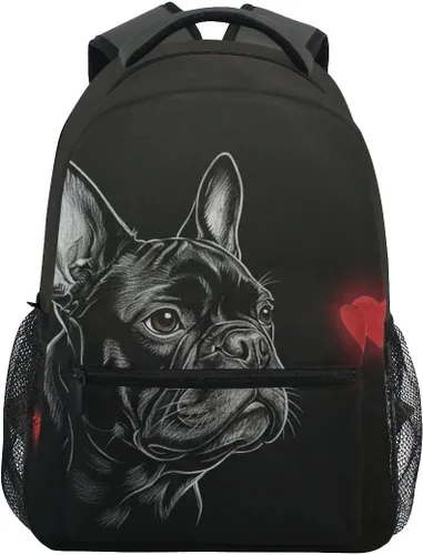 Vista 11 de senya Roaring Panther Mochila escolar Mochila de viaje para niños estudiantes, Patrón 1, Mochilas Daypack