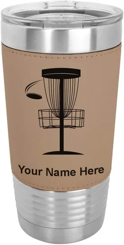 Vista 18 de LaserGram - Vaso personalizado de 20 onzas, Disc Golf (estilo béisbol)