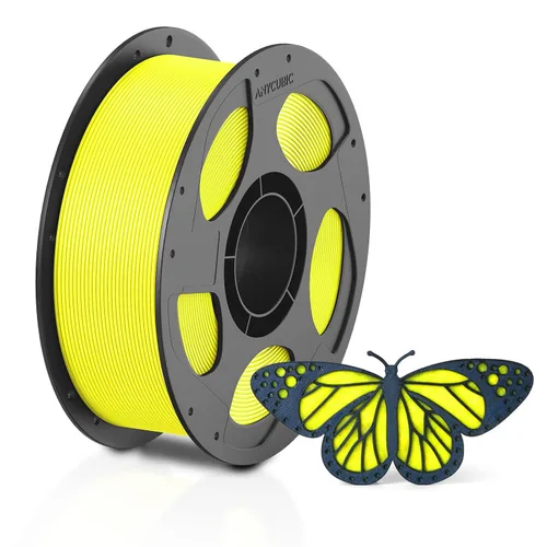 Vista 34 de ANYCUBIC - Filamento PLA para impresora 3D de 1.75 mm (1/16 pulgadas), RFID, precisión dimensional de +/- 0.02 mm, bobina de 2.2 libras), color 0.2