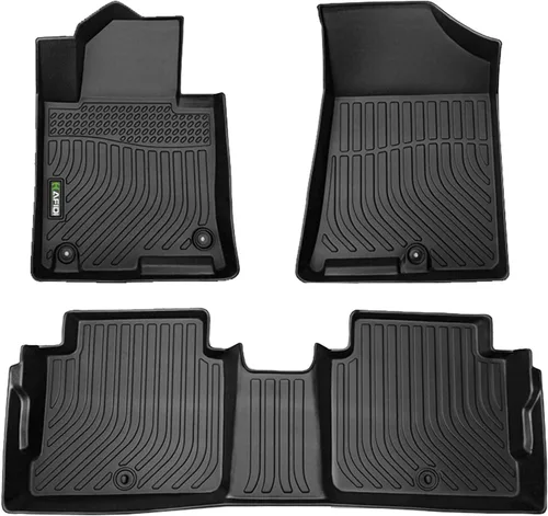 Vista 63 de HAFIDI® - Tapetes para auto con almacenamiento debajo del asiento, para todo clima, antideslizantes, de elastómero termoplástico, para la primera