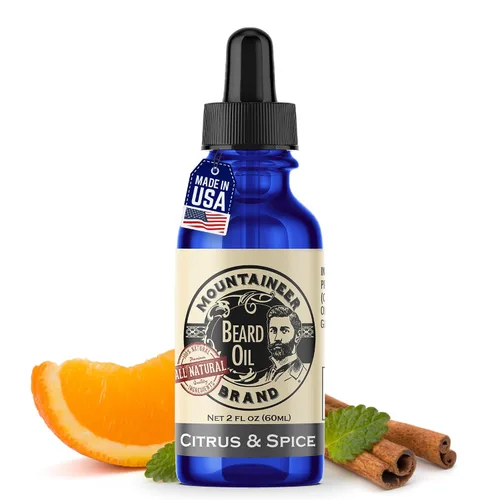 Vista 15 de Mountaineer Brand Aceite para barba – Sin perfume – Acondicionador y suavizante 100% natural para hombres – Hidrata e hidrata para el crecimiento
