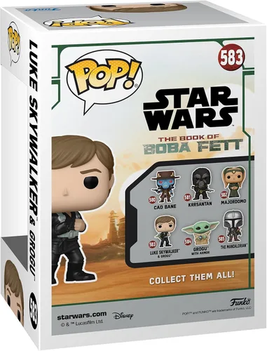 Vista 4 de Funko Star Wars: El Libro de Boba Fett - Luke Skywalker & Grogu Training