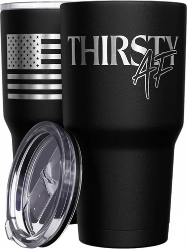 Vista 65 de We The People Holsters - Vaso térmico de 30 onzas, 0% Liberal, Negro