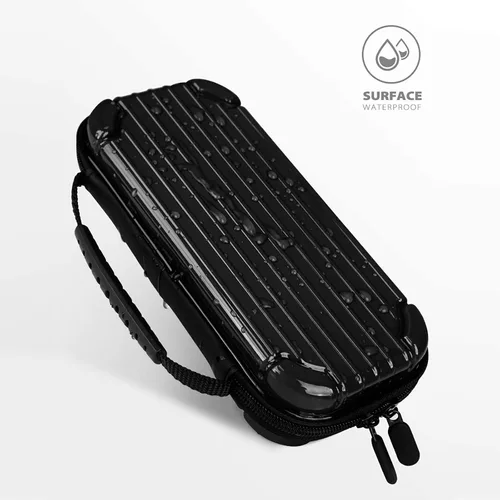 Vista 5 de CALLCASE Carrying Case for Switch Lite with Glass Screen Protector, Portable Hard Shell Travel Case Storage Bag for Switch Lite Console and