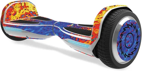 Vista 16 de MightySkins Skin compatible con Razor Hovertrax 1.5 Hover Board - Placa de diamante negro Cubierta protectora de vinilo duradera y única Fácil