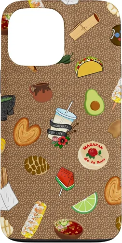 Vista 24 de Brown Antojitos Mexican Food Latino Tacos Pan Dulce - Carcasa para iPhone 17