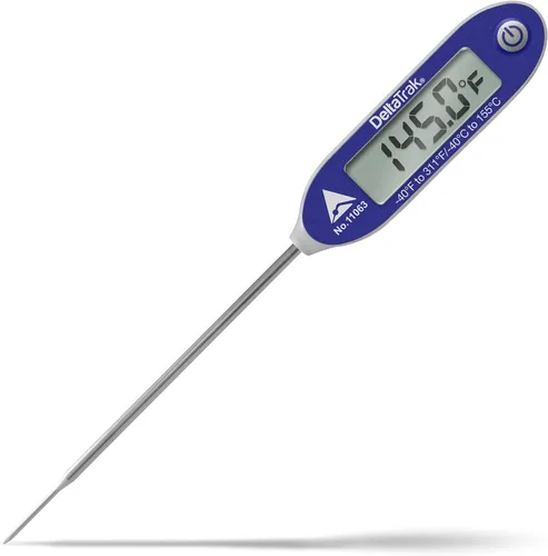 Vista 7 de DeltaTrakessentials 11063 FlashCheck Jumbo Display Auto-Cal Termómetro de Sonda de Aguja