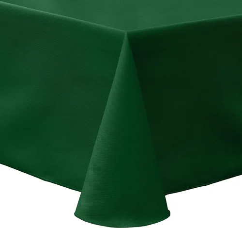 Vista 31 de ULTIMATE TEXTILE Mantel ovalado de sarga de polialgodón (72.0 x 118.1 in), color blanco