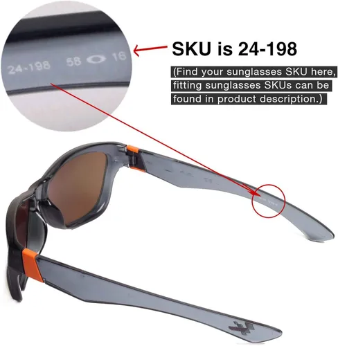 Vista 5 de Walleva - Lentes de repuesto para gafas de sol Oakley Jupiter, 8 opciones disponibles