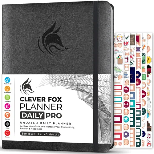 Vista 18 de Clever Fox Planner Daily PRO - Planificador diario y agenda de 8.5 x 11 pulgadas (tamaño A4) para aumentar la productividad, la gestión del tiempo