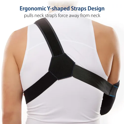 Vista 4 de Comforband Duluxe - Cabestrillo para hombro con eslinga ajustable para el brazo – Cabestrillo médico con correas ajustables para el hombro
