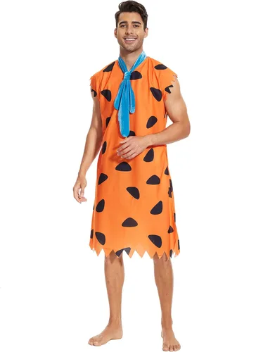 Vista 7 de xianhsuxo Adult Costume Dress Family Cosplay Caveman Couple Costume Outfit