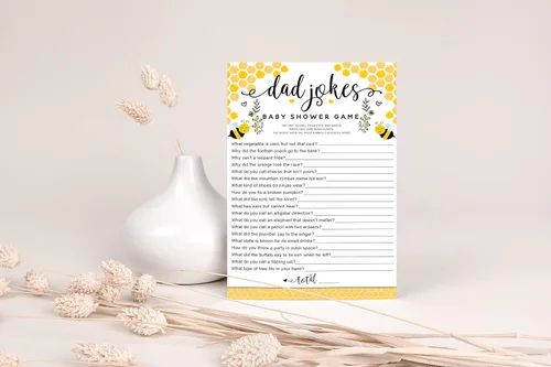 Vista 8 de Your Main Event Prints Paquete de 50 juegos para baby shower, divertido juego de bromas para papá, ideal para baby shower, baby shower, baby