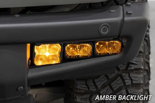 Vista 5 de Diode Dynamics Kit de bolsillo antiniebla serie Stage compatible con Ford Bronco (con parachoques de acero) 2021-2024 con retroiluminación, solo