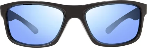 Vista 14 de Revo Gafas de sol tipo arnés para hombre, montura deportiva rectangular Marco transparente con lente de nailon Spectra