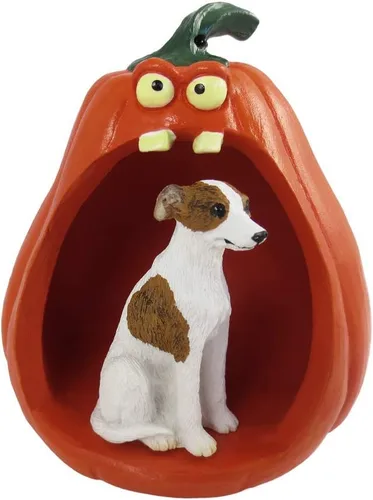 Vista 17 de Conversation Concepts Figura de Corgi galés de Halloween y calabaza Welsh Corgi Pembroke