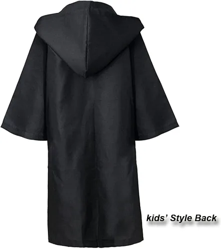 Vista 4 de OSBO GradSeason Bata con capucha para niños y adultos, túnica de caballero Jedi, capa de Star Wars para Halloween, disfraz genial para cosplay