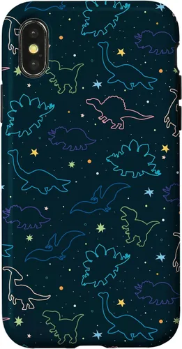 Vista 5 de Funda con diseño de dinosaurio de color lindo para iPhone 17