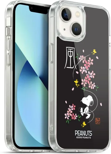 Vista 97 de Carcasa de gel para iPhone 7 Plus/iPhone 8 Plus, diseño de Snoopy Oriental de Peanuts, Badges