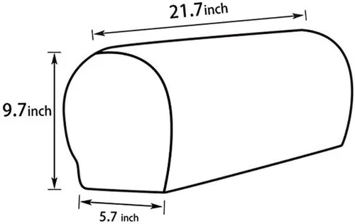 Vista 4 de Fundas repelentes al agua para reposabrazos de sofá, tela elástica de elastano, antideslizante, protector de muebles, fundas para sillón reclinable