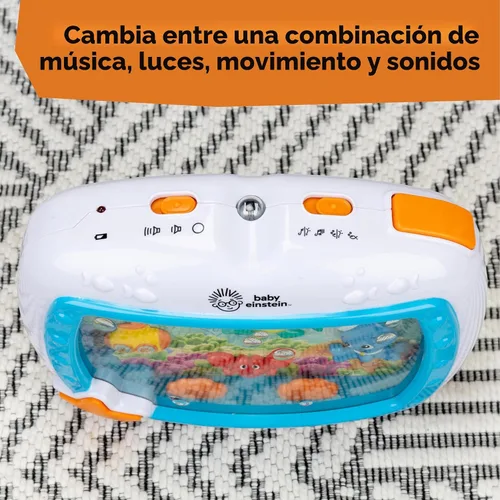 Vista 8 de Baby Einstein Sea Dreams - Calmante de juguete con control remoto, luces y melodías para recién nacidos y adultos