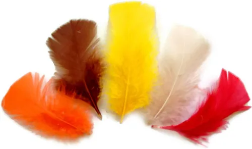Vista 71 de 1/4 lb - Aqua Blue Pavo Marabou Corto Plumas Sueltas Mullidas Al Por Mayor A Granel